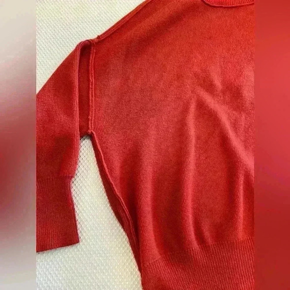 ✨ZESICA Mock TURTLENECK BATWING SLEEVE RIBBED KNIT  Batwing SWEATER Medium - Picture 7 of 9